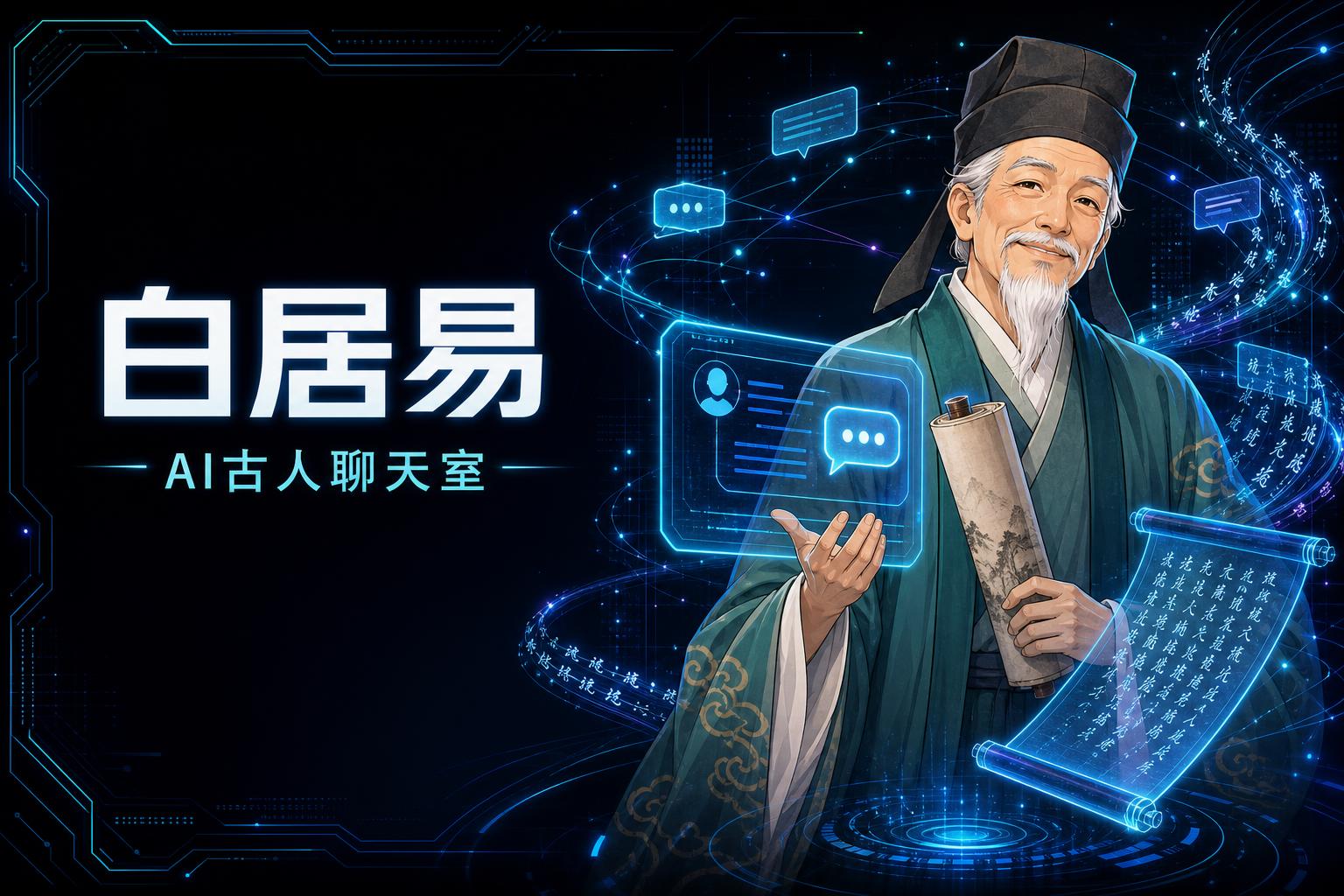 AI古人聊天室白居易篇主視覺
