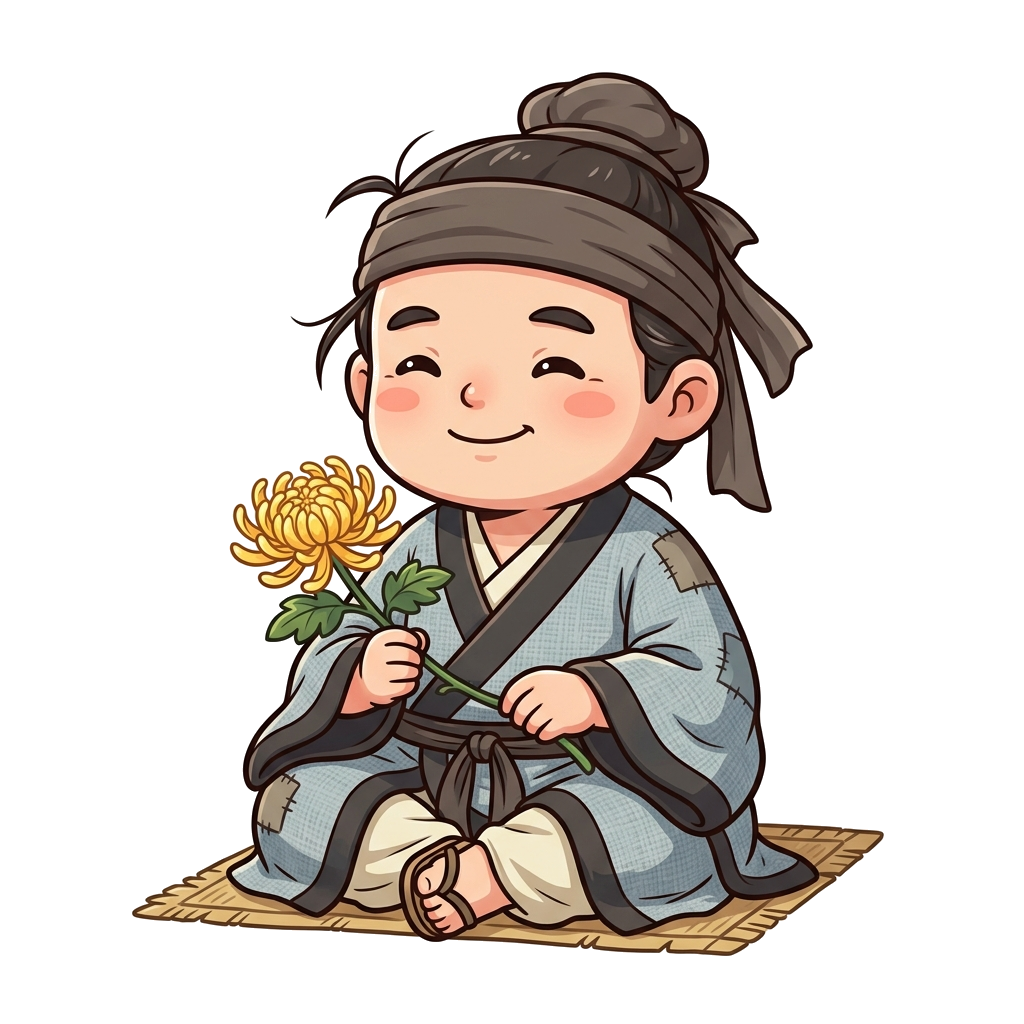 陶淵明 Q版畫像