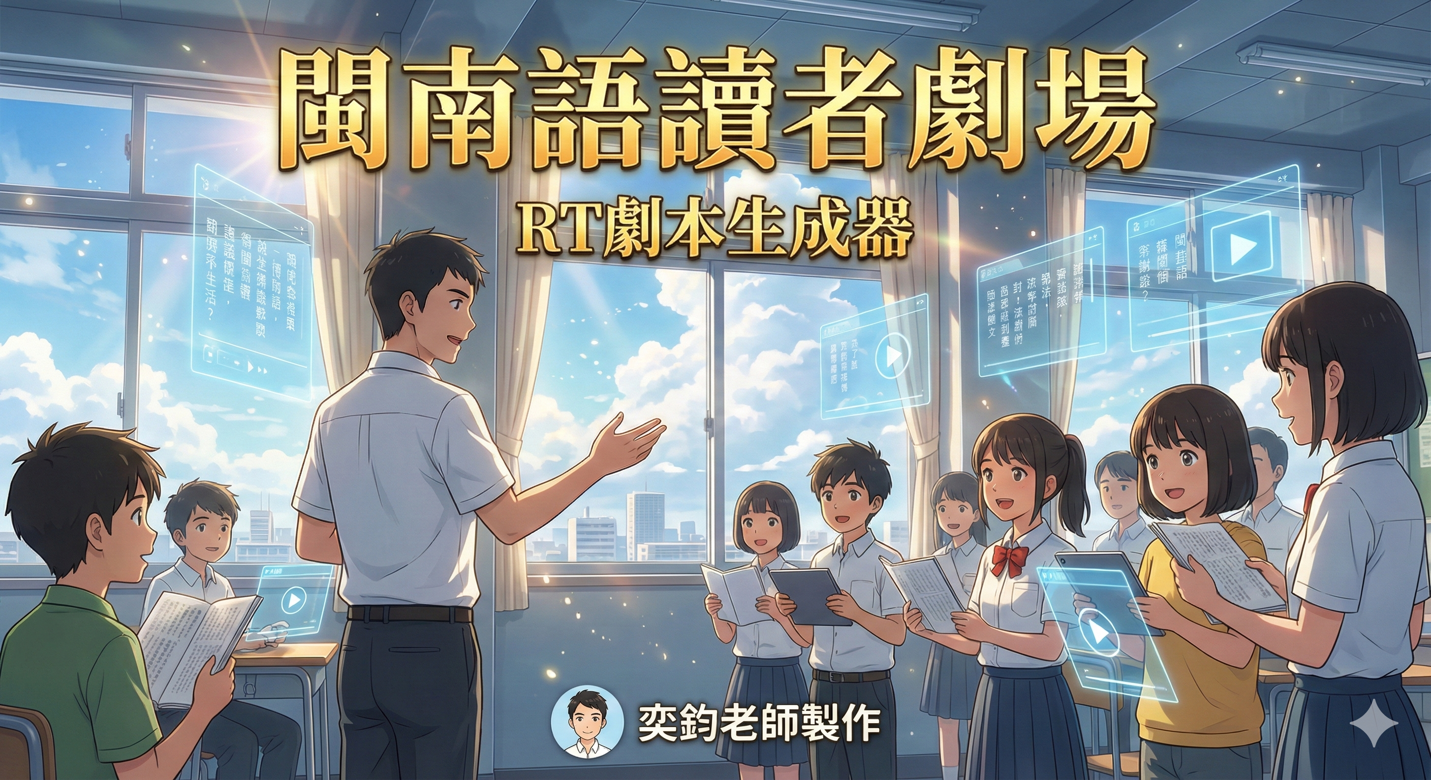 閩南語讀者劇場視覺圖