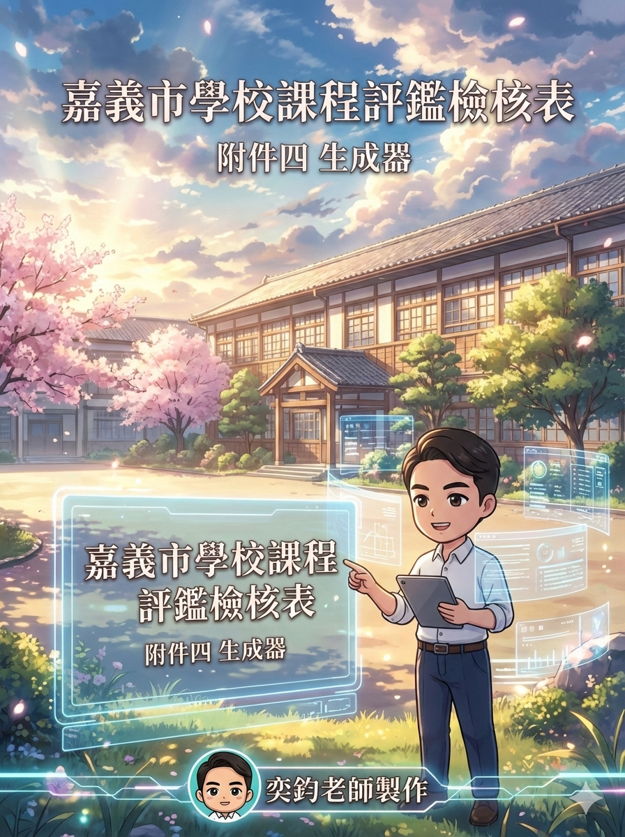 課程評鑑檢核表生成器