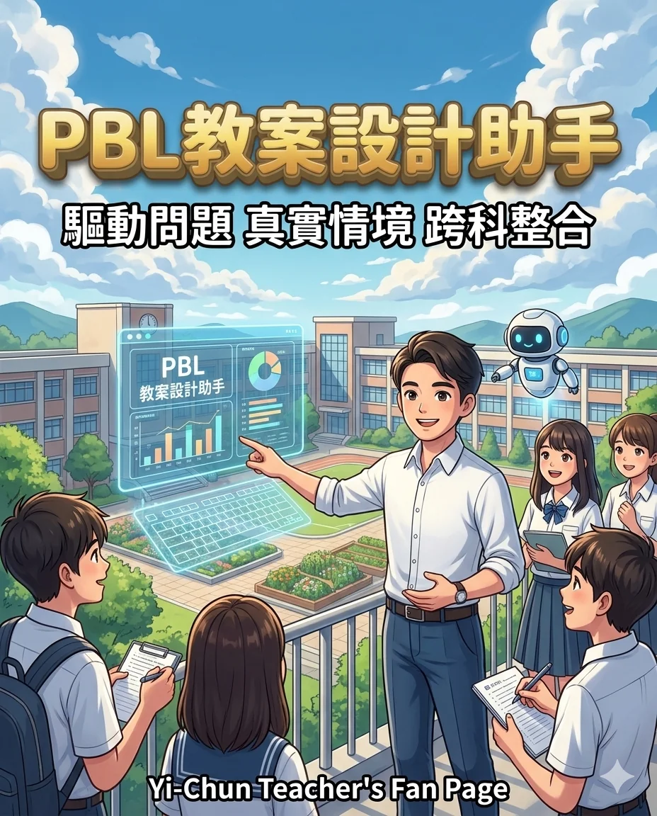 PBL 教案設計助手操作介面展示
