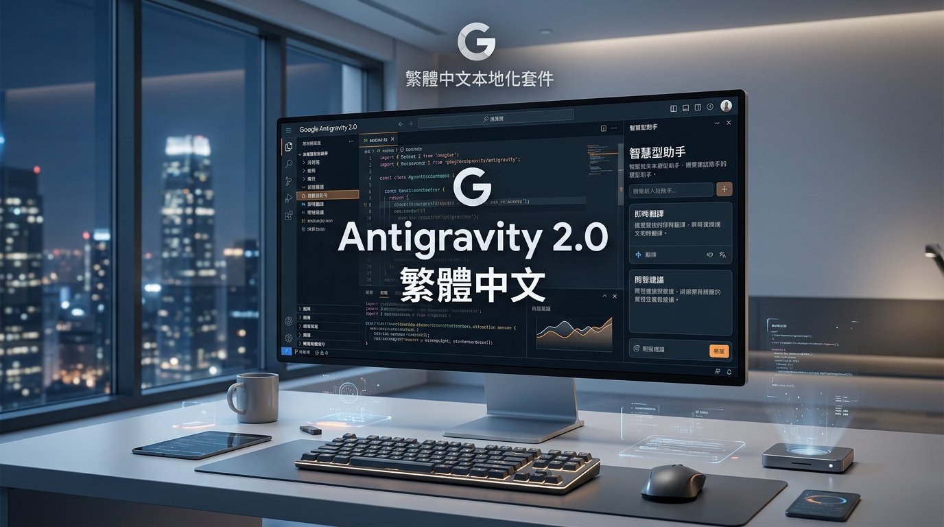 Antigravity 2.0 繁體中文本地化套件主視覺